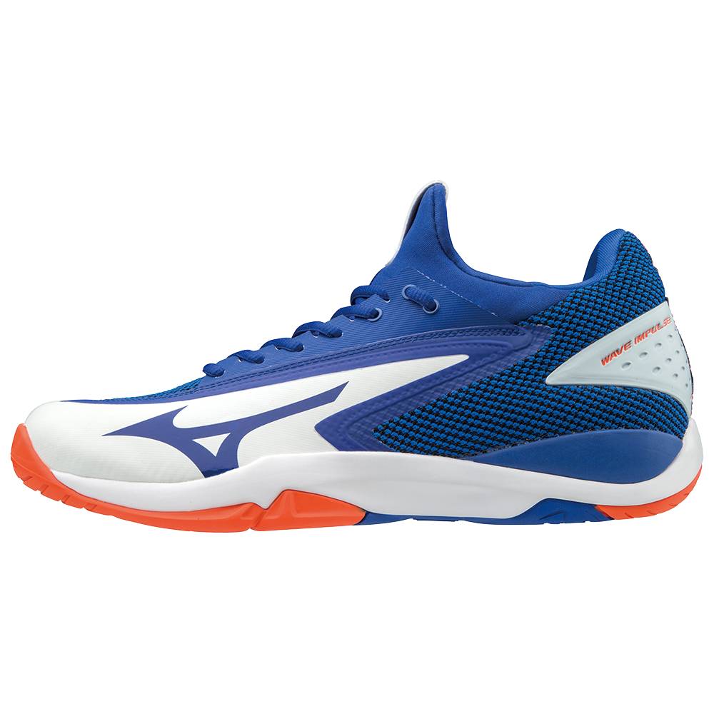 Zapatillas Tenis Mizuno Wave Impulse Hombre Blancas/Azules Comprar QMWK-78329